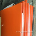 Isoleringsmateriale Orange/Sort Bakelitplade